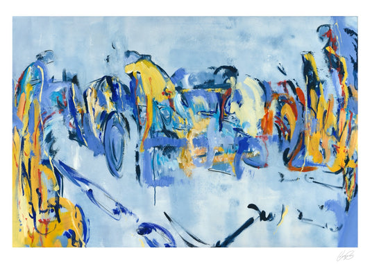 Fireworks In The Pit Lane (Print)